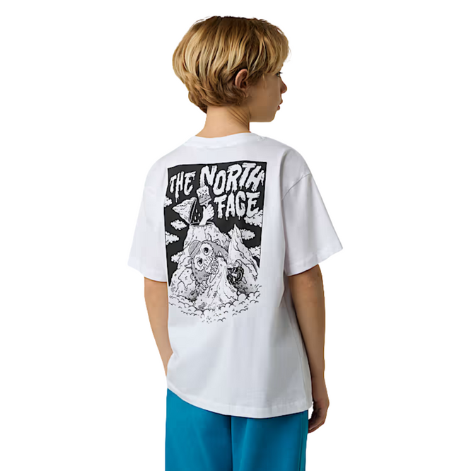 Kids Sports Oversized T-Shirt TNF White