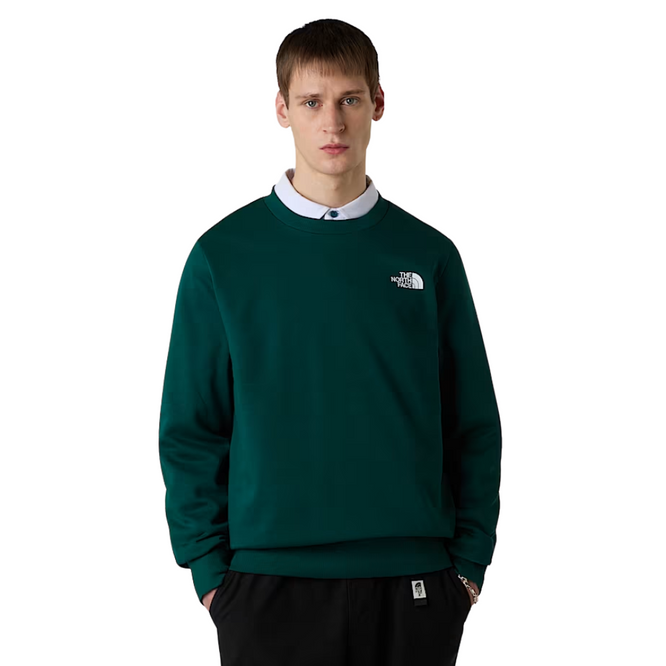 Simple Dome Crew Sweatshirt Hunter Green