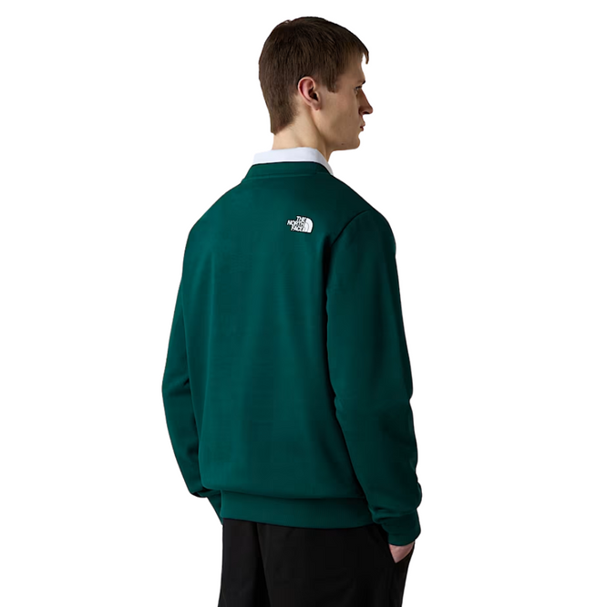 Simple Dome Crew Sweatshirt Hunter Green