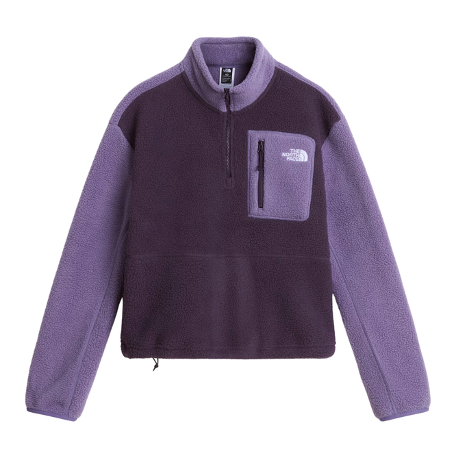 Womens Yumiori 1/4 Zip Fleece Endless Dusk/Grounded Plum