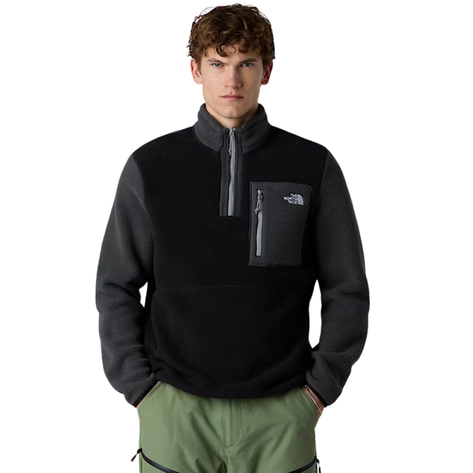 Yumiori 1/4 Zip Fleece Black/Asphalt Grey/Monument Grey