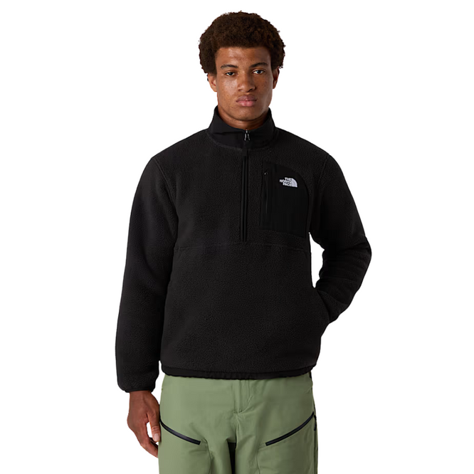 Yumiori Off-Peak 1/2 Zip Fleece TNF Black