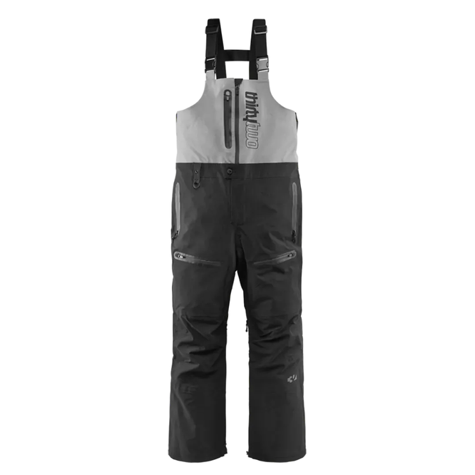 TM-3 Recycled Snowboard Bib Black/Grey
