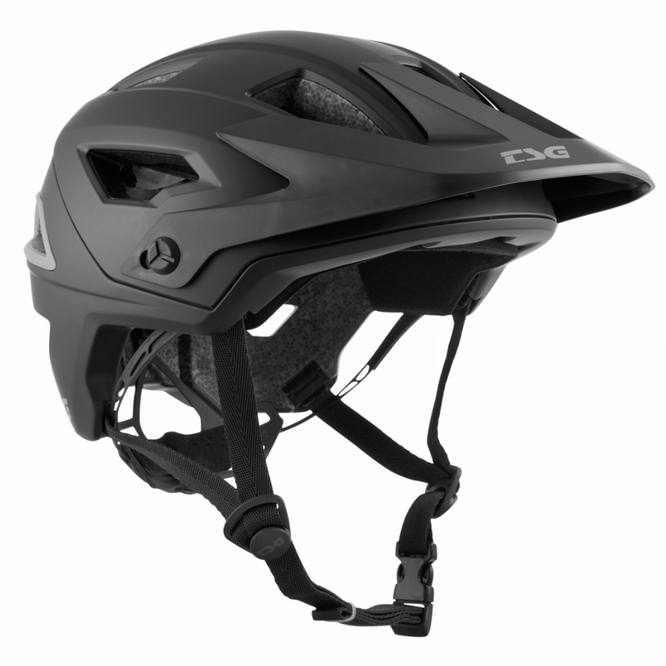 Chatter Solid Colour Satin Black MTB-Helm