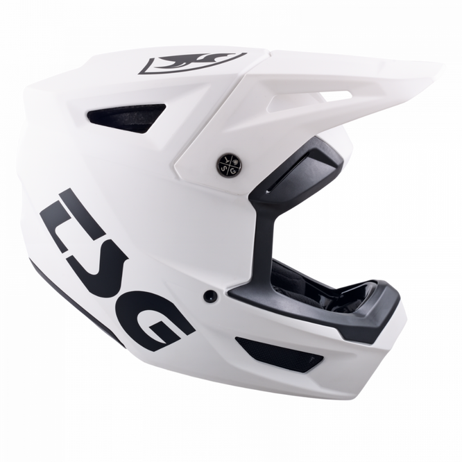 Sentinel Solide Farbe Satin Weiß MTB-Helm