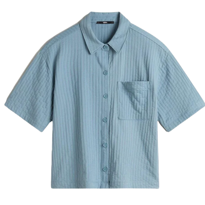 Womens Bedford Knit Button Up Shirt Citadel