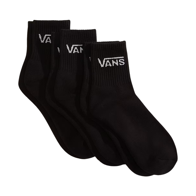 Classic Half Crew 3Pack Socks Black