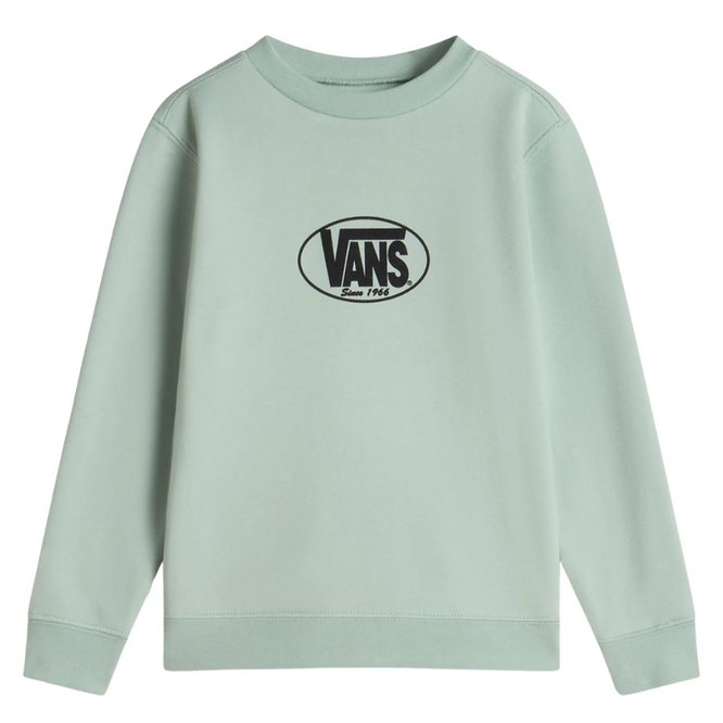 Kids Classic Oval Crewneck Gray Olive
