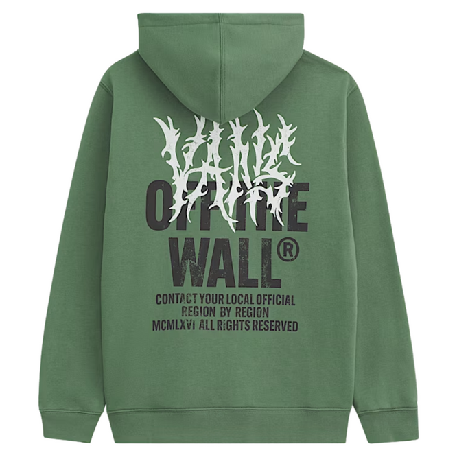 Kids Metal Wall Full Zip Hoodie Pine Forest