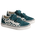 kids Old Skool V Geo Check/Mystic Moss