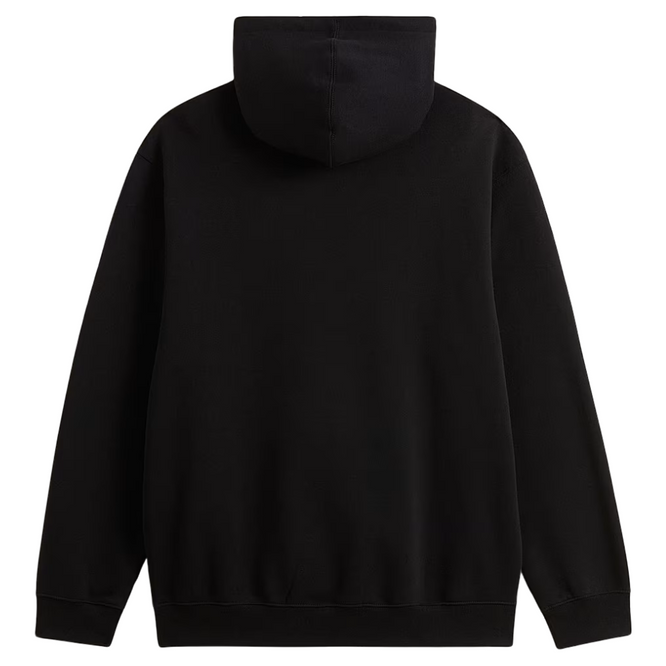 Left Chest II Loose Hoodie Black