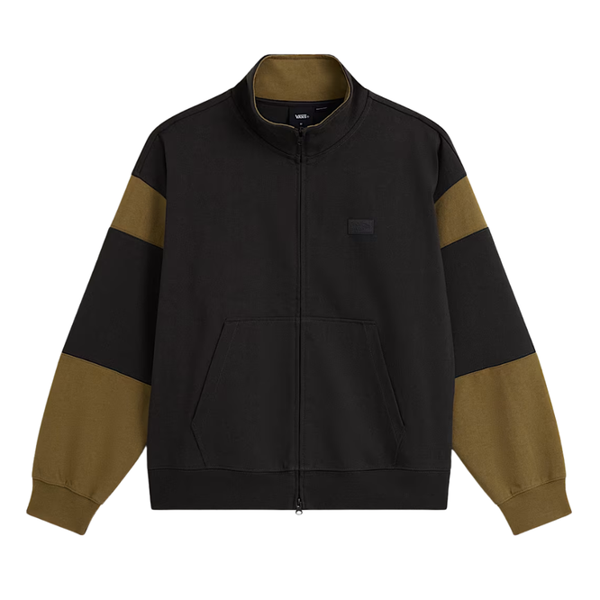Retro Sport Full Zip Sweater Faded Black