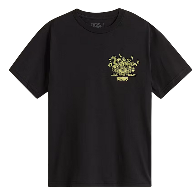 Kids Scratched Records T-shirt Black