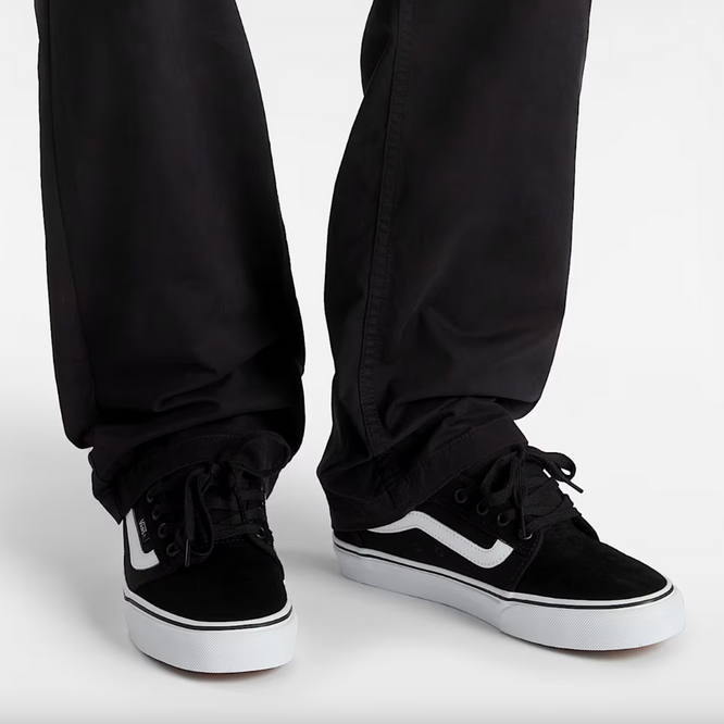 Chukka Low Sidestripe Schwarz/Weiß