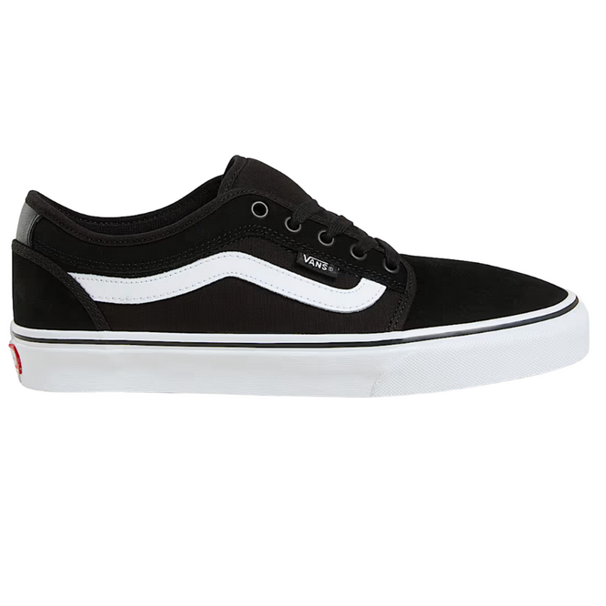 Chukka Low Sidestripe Schwarz/Weiß