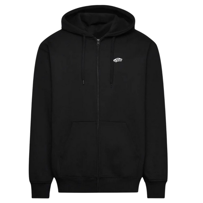 Style 76 Loose Fit Full Zip Hoodie Black/White