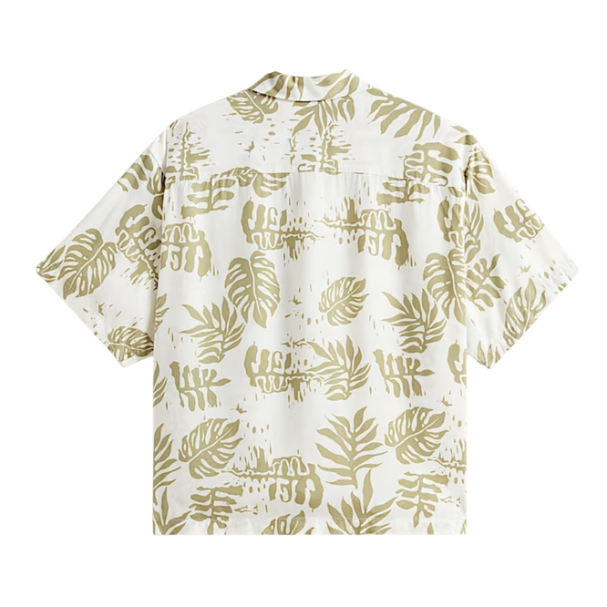 Van Doren Printed Camp Soft Sage Short Sleeve