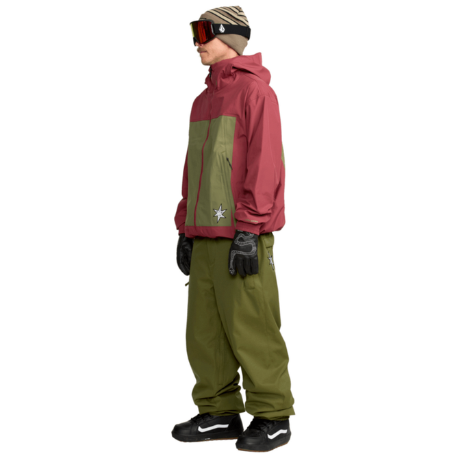 Arthur 20K Snowboard-Hose Dunkel-Olive