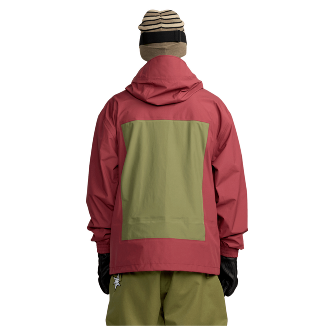 Arthur 3L Snowboard Jacke Burnt Red