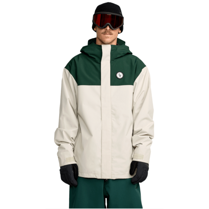 Buckthreeeighty Snowboard Jacke Stone