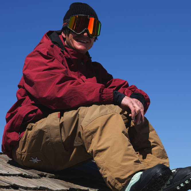 Dua Isolierte Gore-Tex Jacke Gebranntes Rot