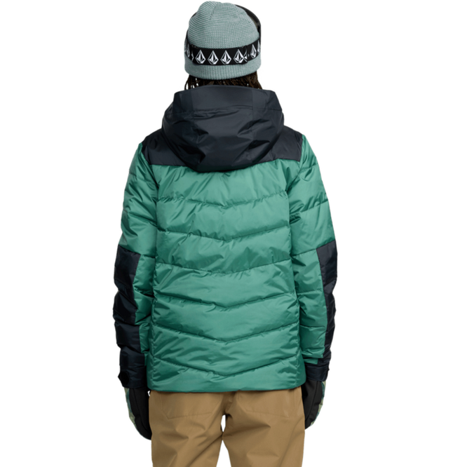 Womens Estes Puff Snowboard Jacke Fichte grün