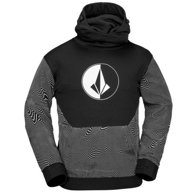 Hydro Riding Hoodie Black Print
