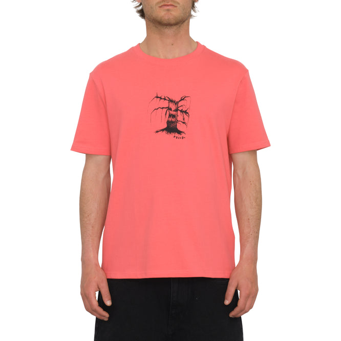 Issam Nacht-T-Shirt Washed Ruby