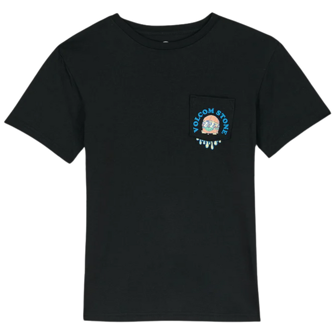 Kids Burgstone Pocket T-Shirt Black