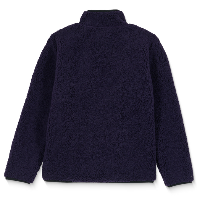 Kids Muzzer Fuzzar Zip Fleece Dark Purple