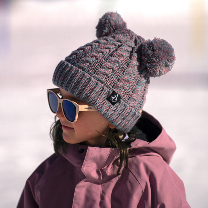 Kinder Stein Pom Beanie Mesa Rose