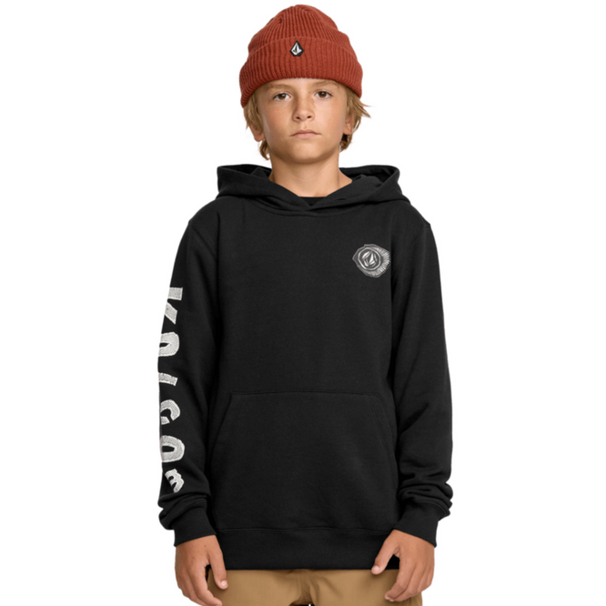 Kids Youth Essential Hoodie Black