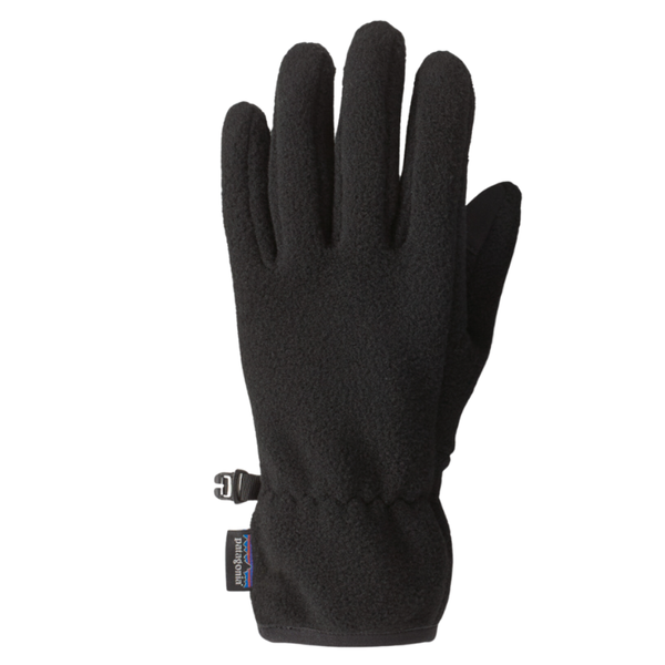 Patagonia Kids' Synchilla® Fleece Gloves Black Solid – Stoked Boardshop
