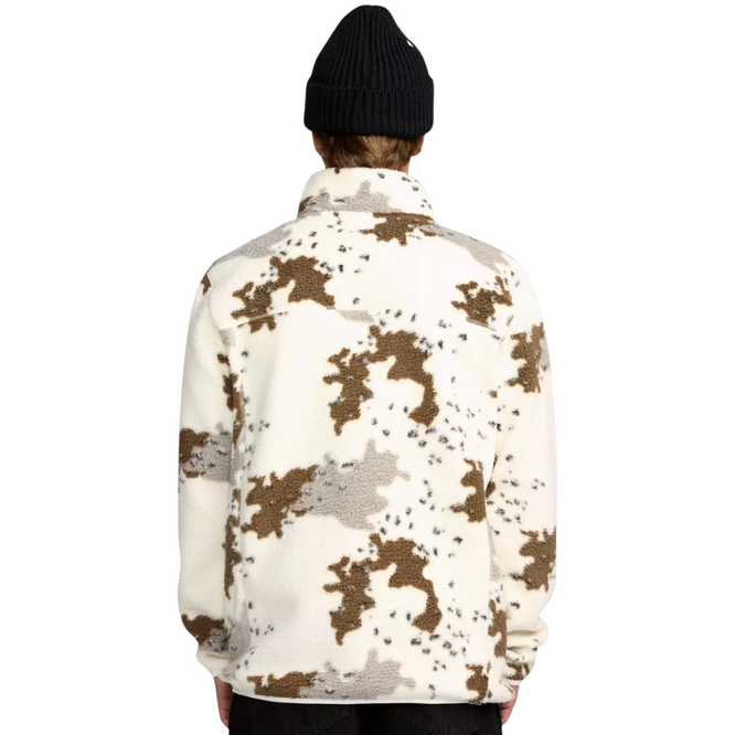 Nelson Sherpa Full Zip Fleece  White