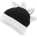Kids Snow Creature Beanie Schwarz