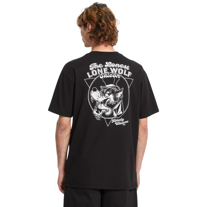 Solo Wolf T-Shirt Schwarz