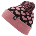 Kinder Stone Pom Beanie Schwarz