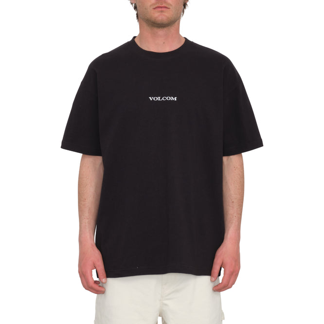 Stein-T-Shirt Schwarz
