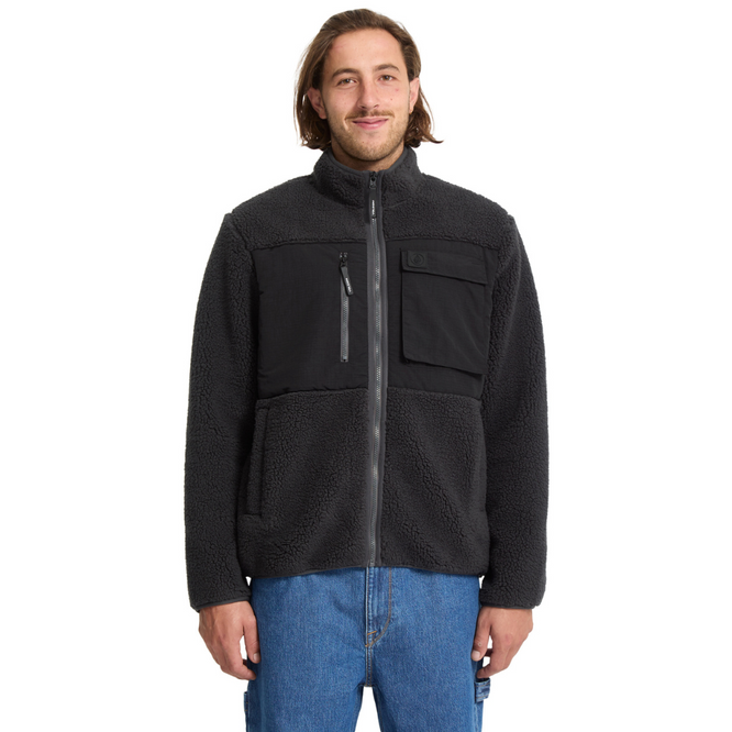 Storm Stone Zip Fleece Asphalt Black