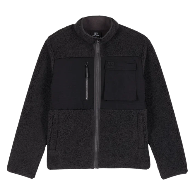 Storm Stone Zip Fleece Asphalt Black
