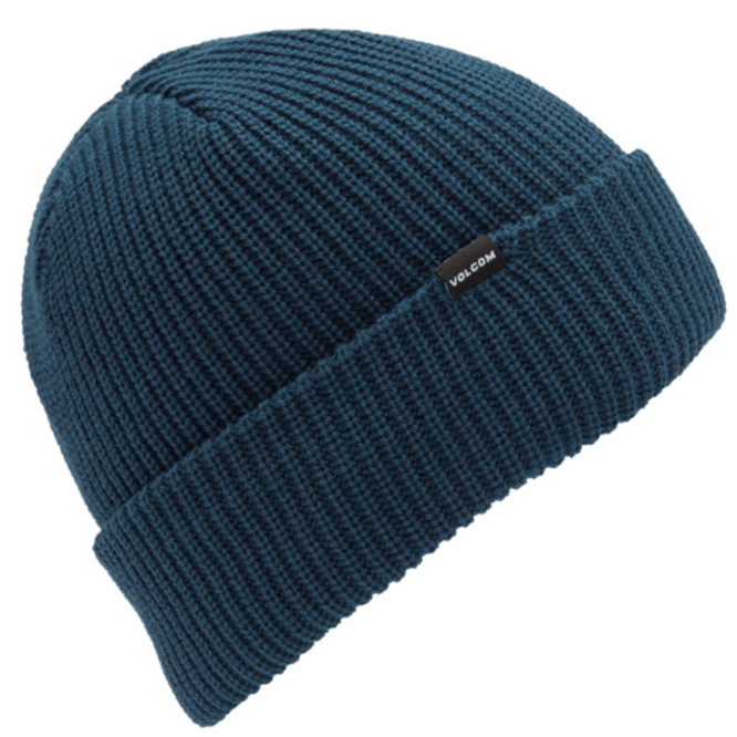 Sweep lined Beanie Deep Blue