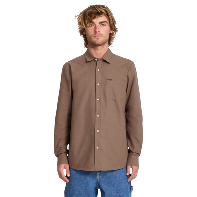 Veeco Oxford Shirt Brown Stone