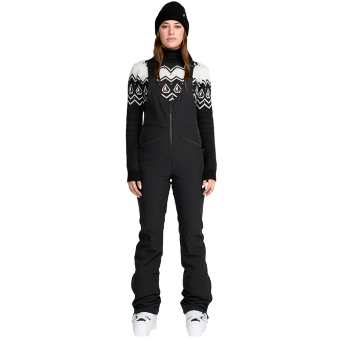 Womens Battle Stretch Lätzchen Schwarz
