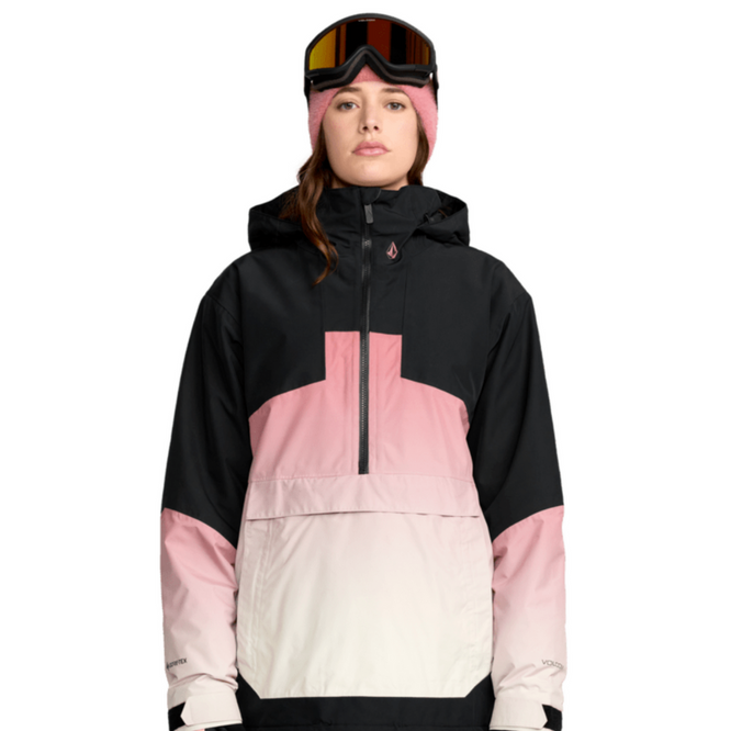 Womens Fern Insulated Gore Pullover Jacke Mesa Rose