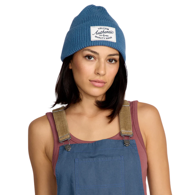 Womens Full Cut Work Beanie Royal Blue