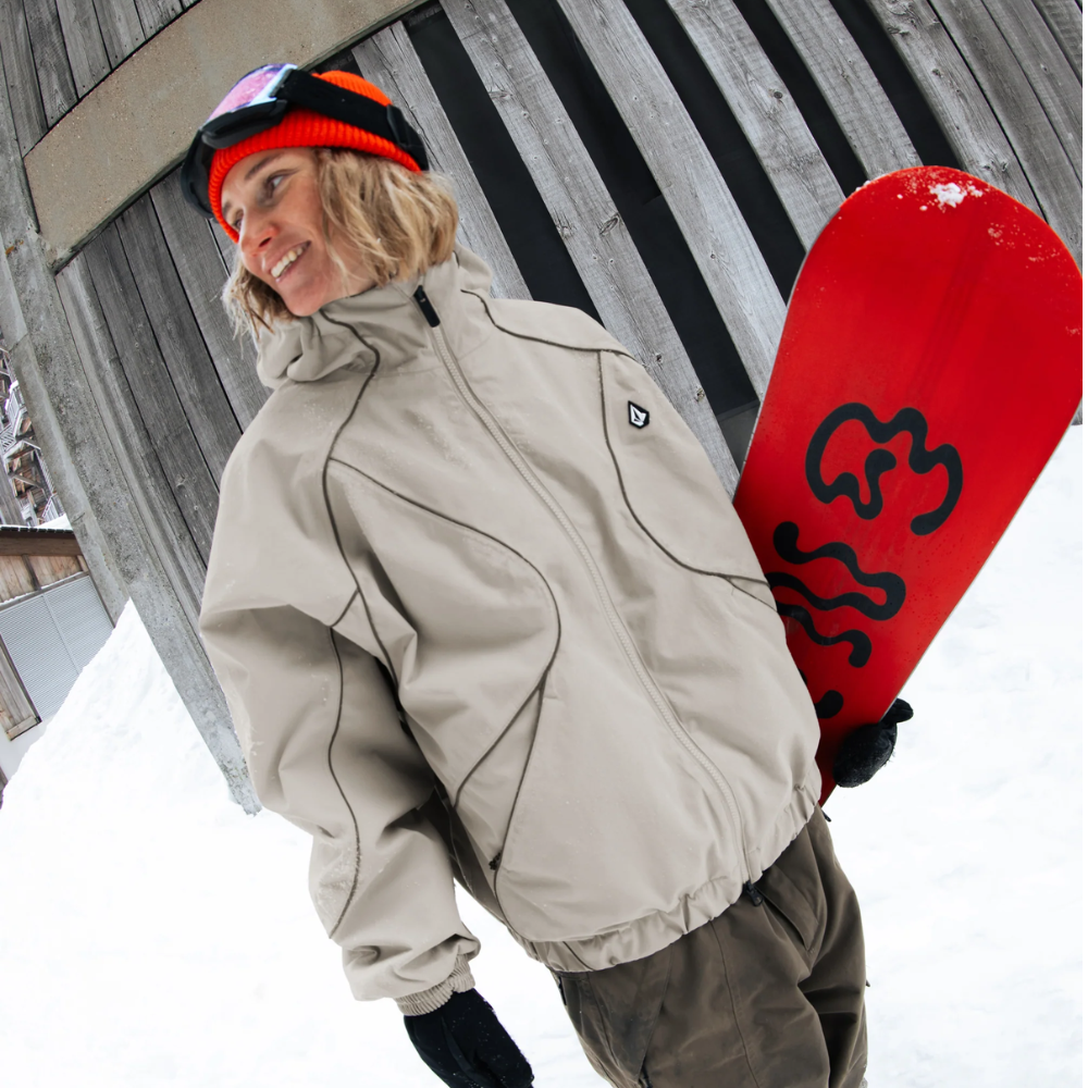 Womens Liftline 20K Snowboard Jacket Khaki