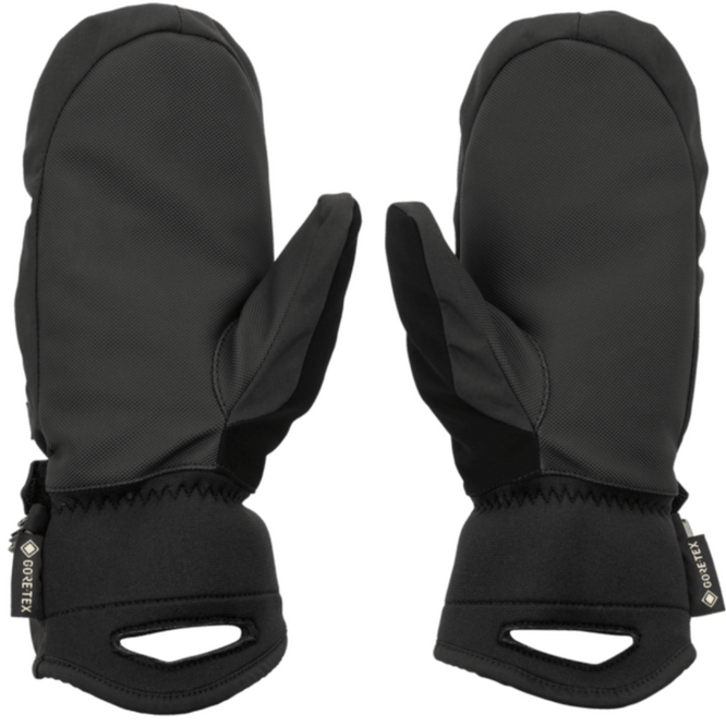 Womens Peep Gore-Tex Handschuhe Schwarz