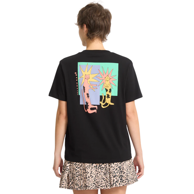 Womens Radical Daze T-Shirt Black