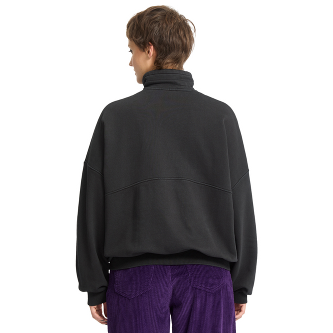 Womens Reetrostone Sweatshirt Vintage Black