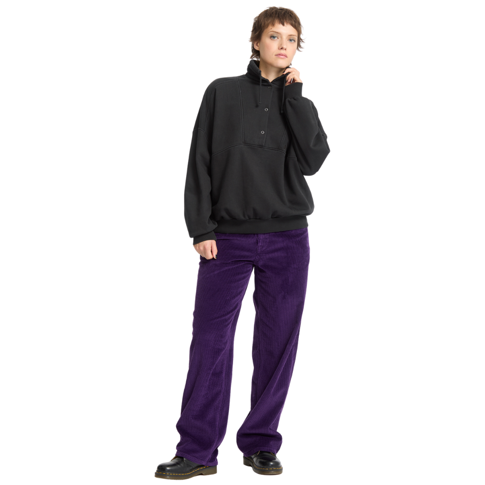 Womens Reetrostone Sweatshirt Vintage Black